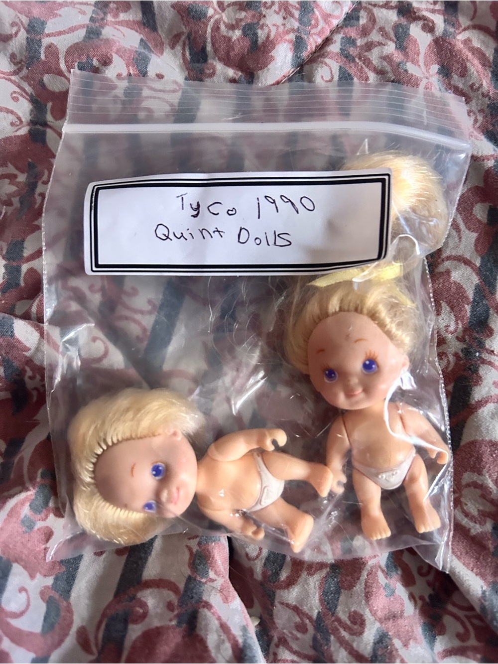 Vintage set of 2 tyco quint dolls